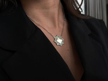 Sterling silver necklace “Biayna”