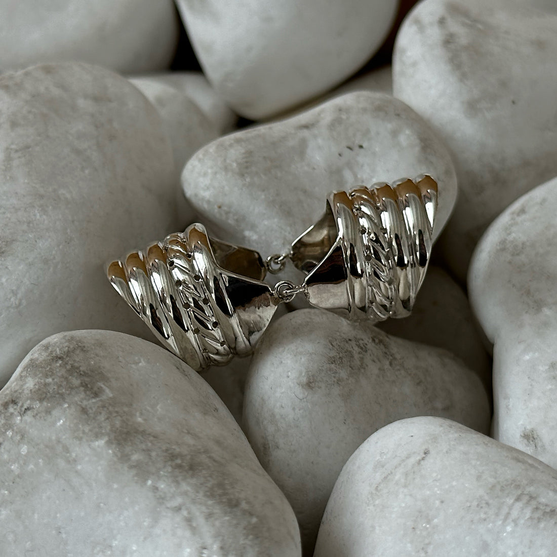 "SIlver full finger armenian ring"