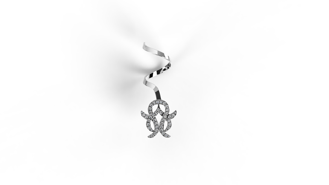 "full finger ring tulip zircon"