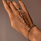 Sterling silver ring-chain bracelet “Lamara”