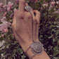 Sterling silver ring-chain bracelet “Marilyn”